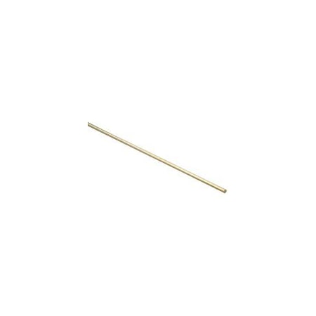 Stanley Hardware 215244 Smooth Rod, 36 In L, 1/4 In Dia, Brass